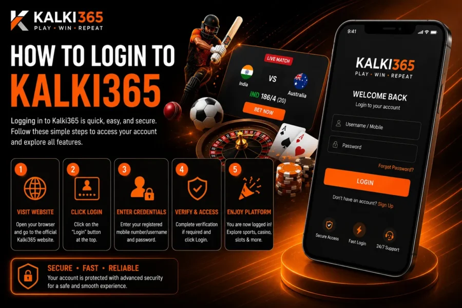 Kalki365 Login on mobile and desktop devices